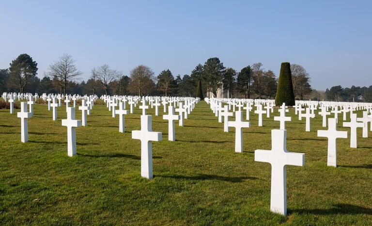 Cementerio americano de Colleville-sur-Mer, en Normandía