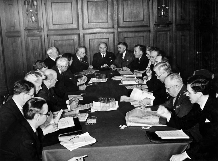 Delegación en la Conferencia de San Francisco que fundó la ONU, 1945