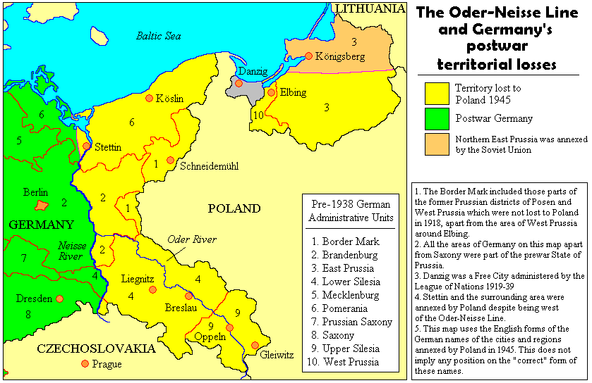 La expulsión de los alemanes de Europa del Este después de 1945