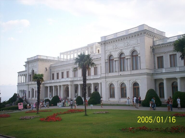 El Palacio de Livadia, en Crimea, sede de la Conferencia de Yalta